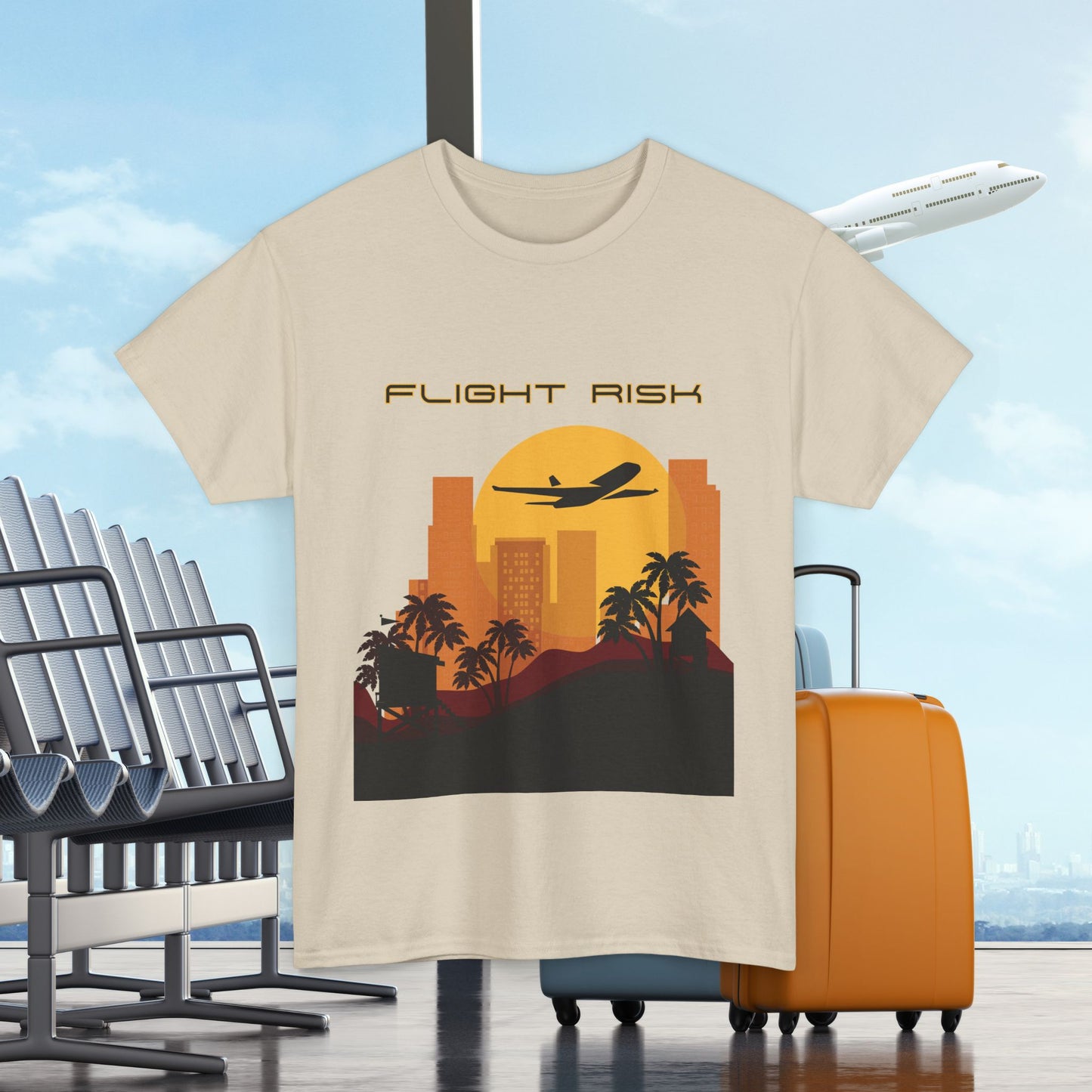 Flight Risk Unisex Tee, Travel Lover dreamy T-Shirt, Adventure Shirt, Wanderlust