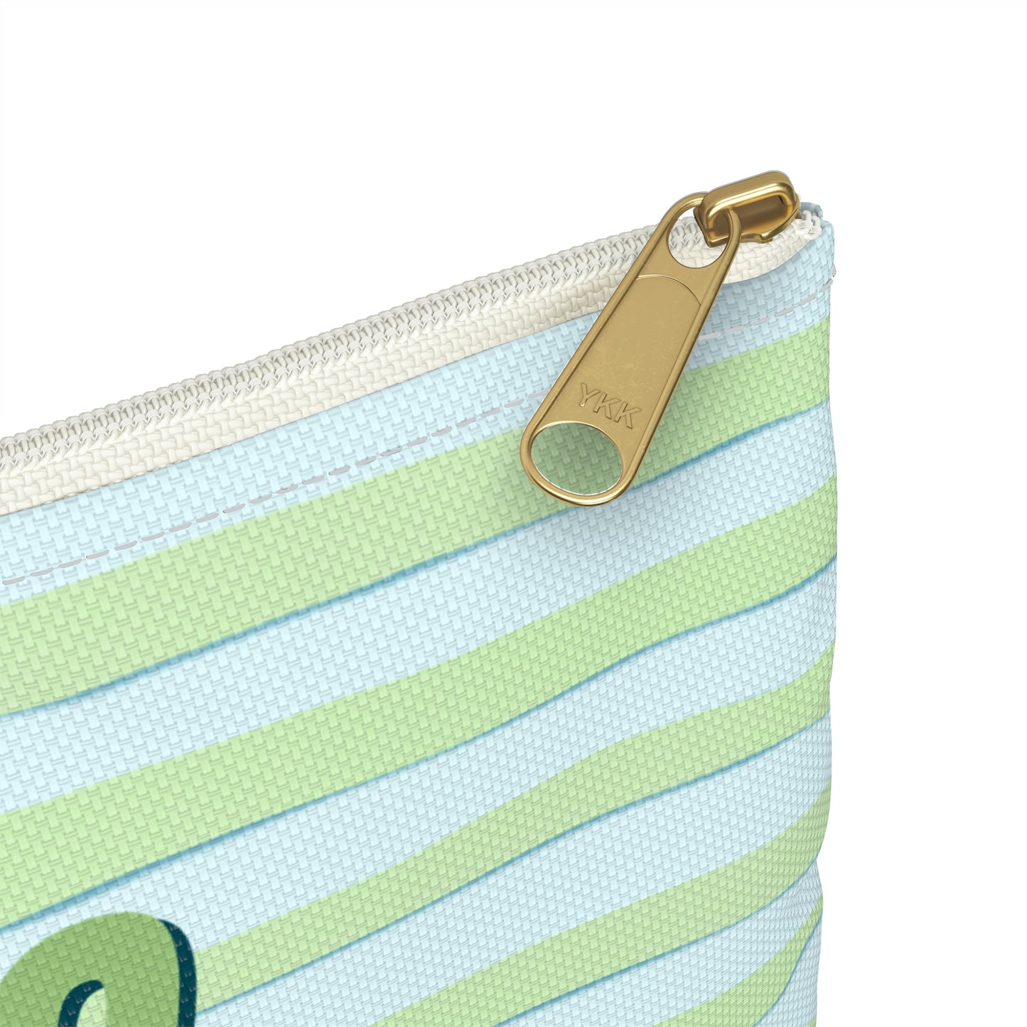 Jet Lag is my Love Language  [Green] - Flat Accessory Pouch | Style, Color, and Everyday Function