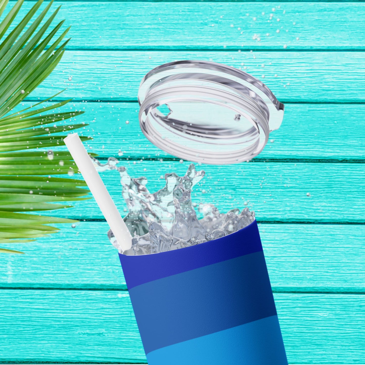 Vibrant. Versatile. Totally Sippable. – 20 oz Skinny Travel Tumbler with Straw