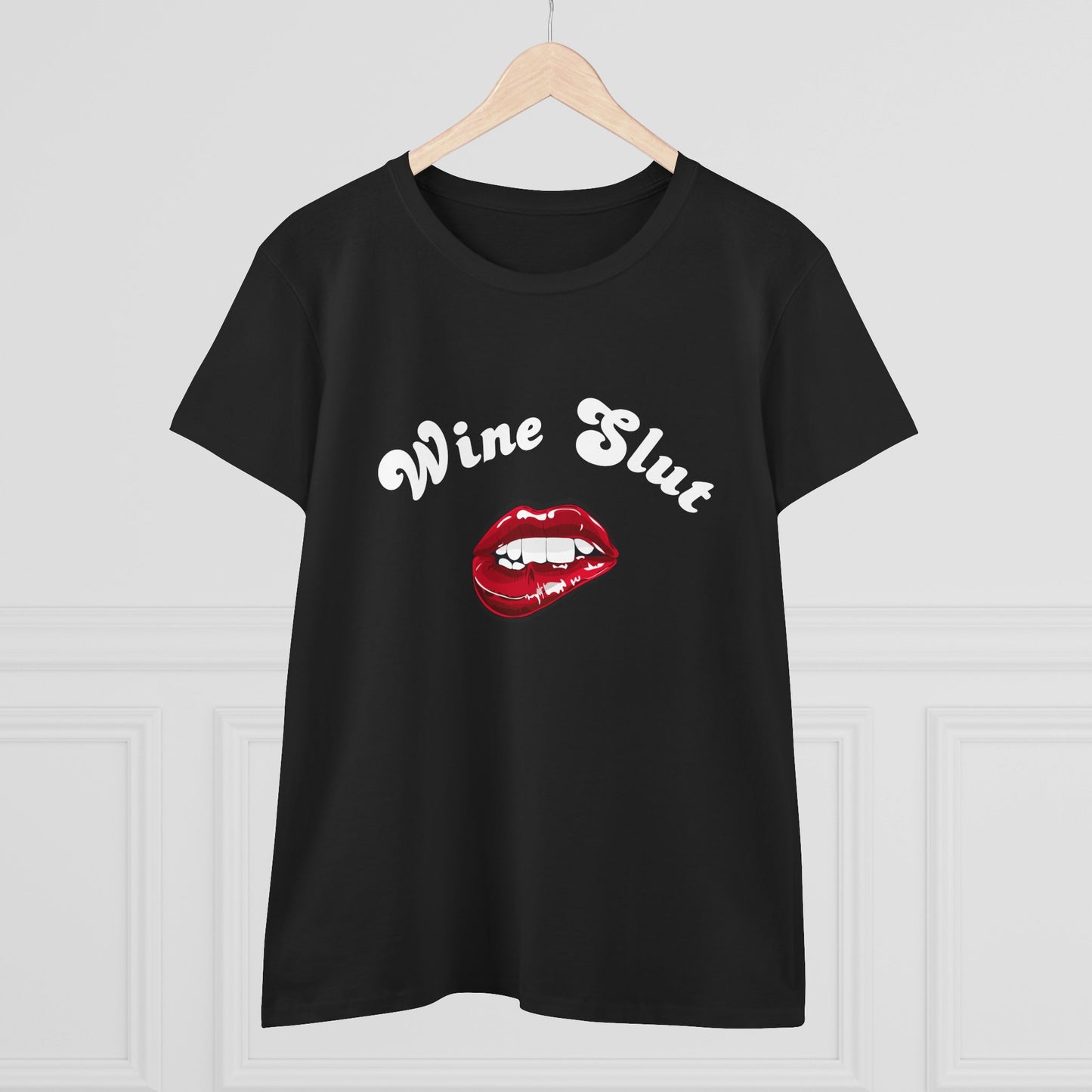 Wine Slut – Funny Women’s T-Shirt Wine Lover's Gift, Sarcastic Graphic Tee