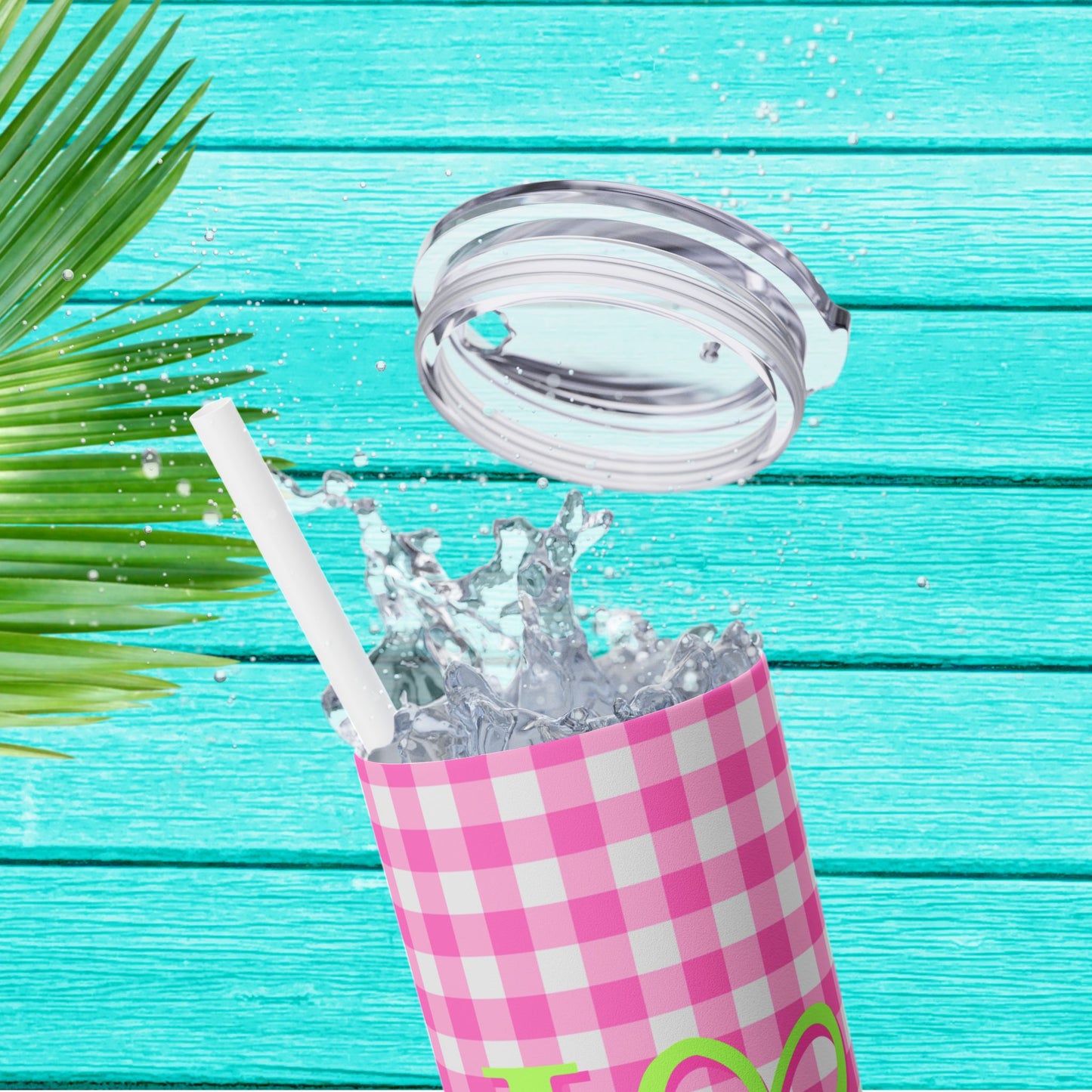 Vibrant. Versatile. Totally Sippable. – 20 oz Skinny Travel Tumbler with Straw