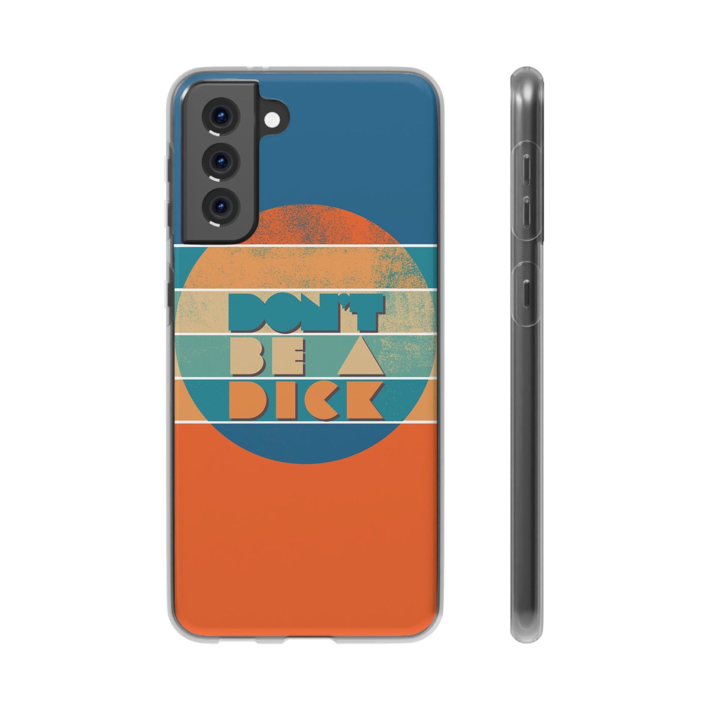 Phone Case - 'Don't Be a Dick' Retro 70s style