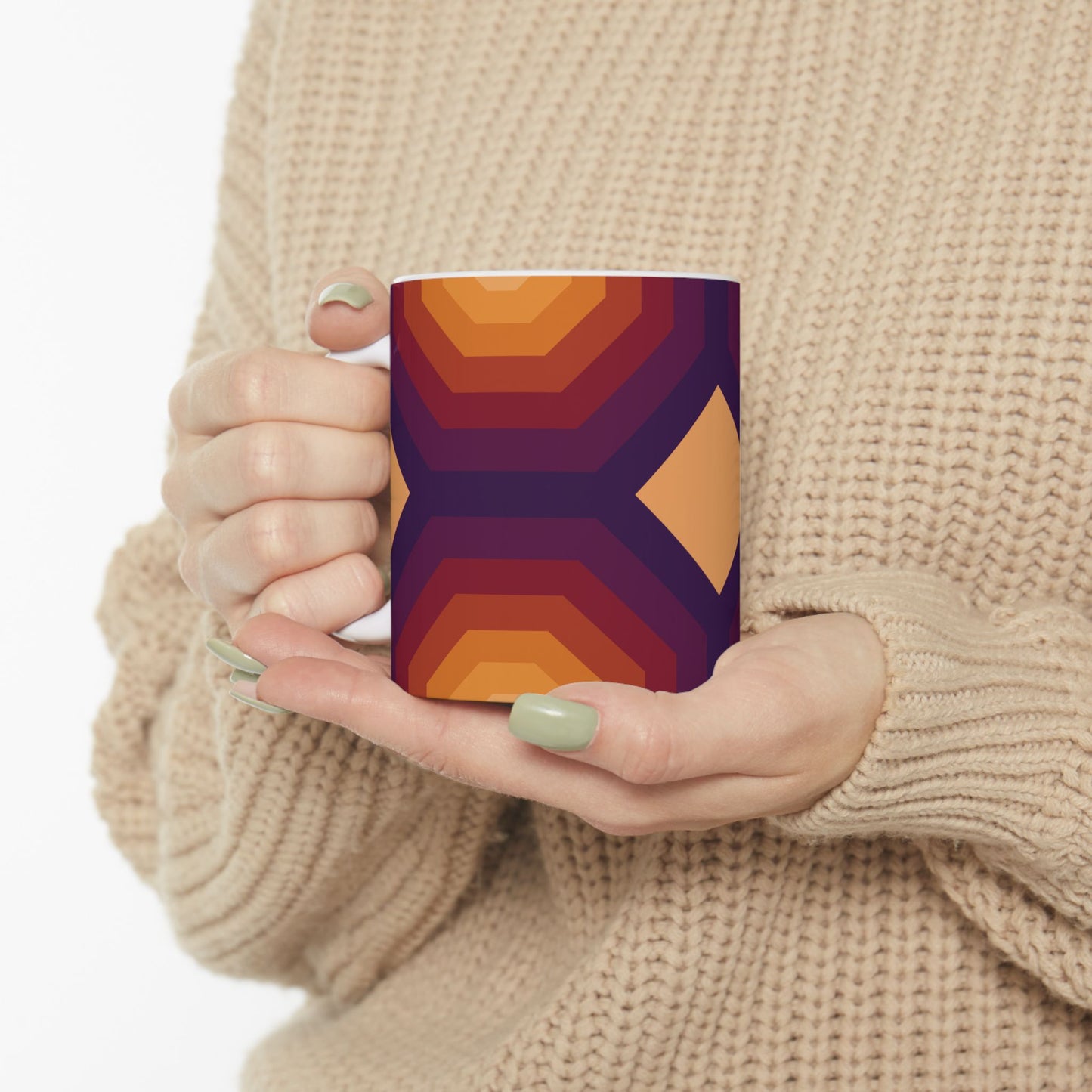 Geo Art Mug – Bold Color, Daily Joy
