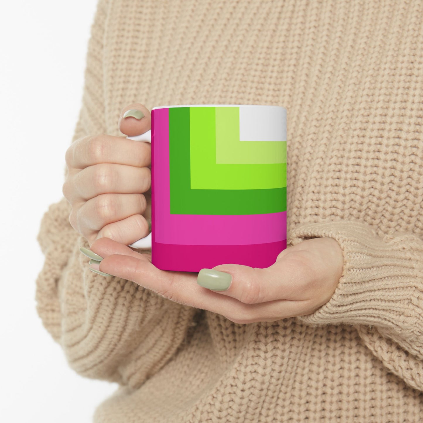 Geo Art Mug – Bold Color, Daily Joy