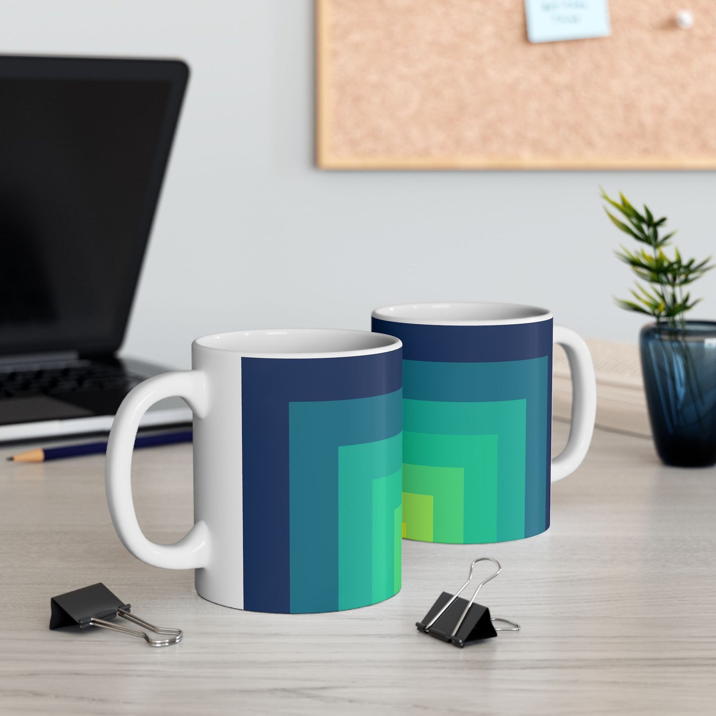Geo Art Mug – Bold Color, Daily Joy