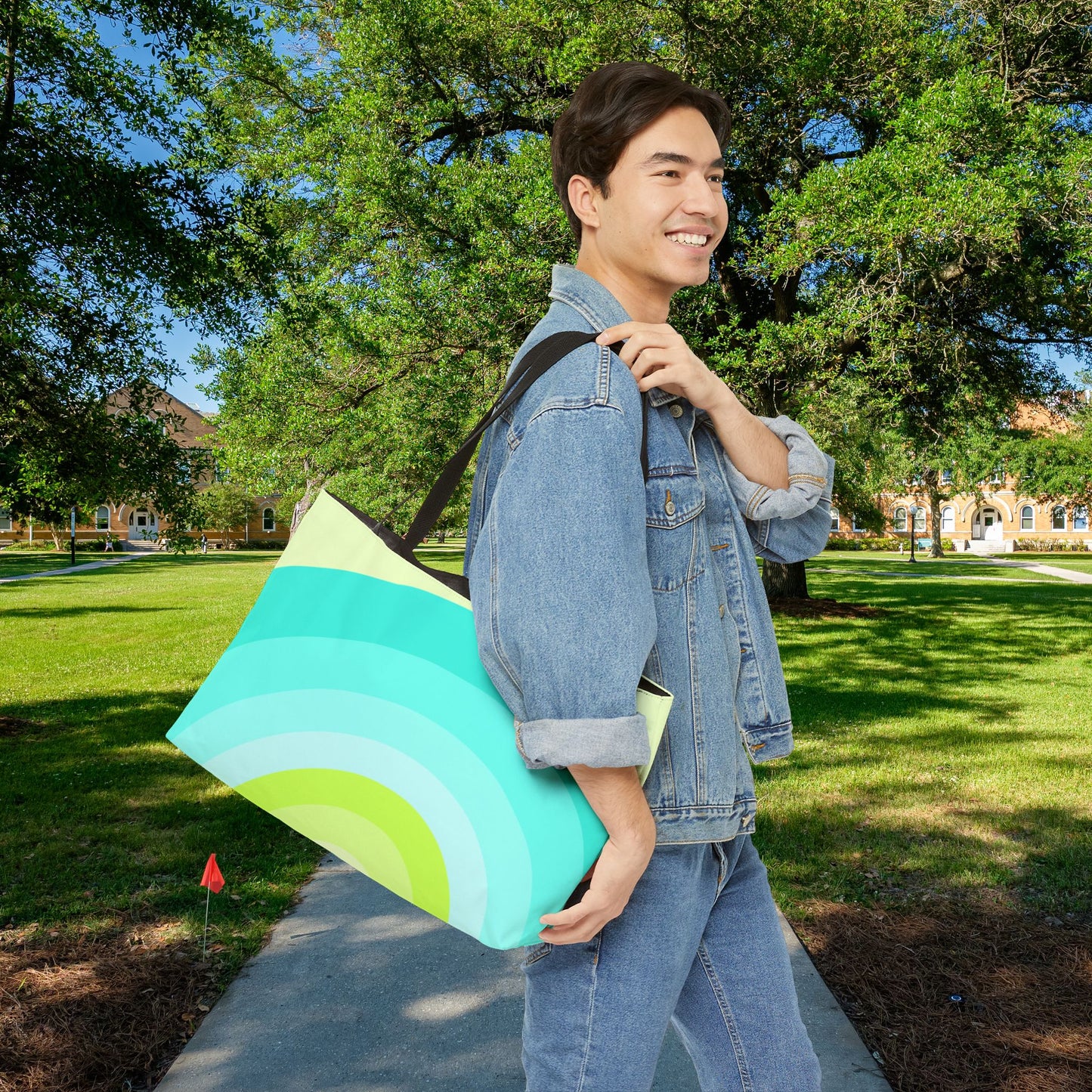 Geo Art XL Tote — XL Tote Bag | Carry-All | Bold Design. Spacious Style. Retro-Boho Vibes.