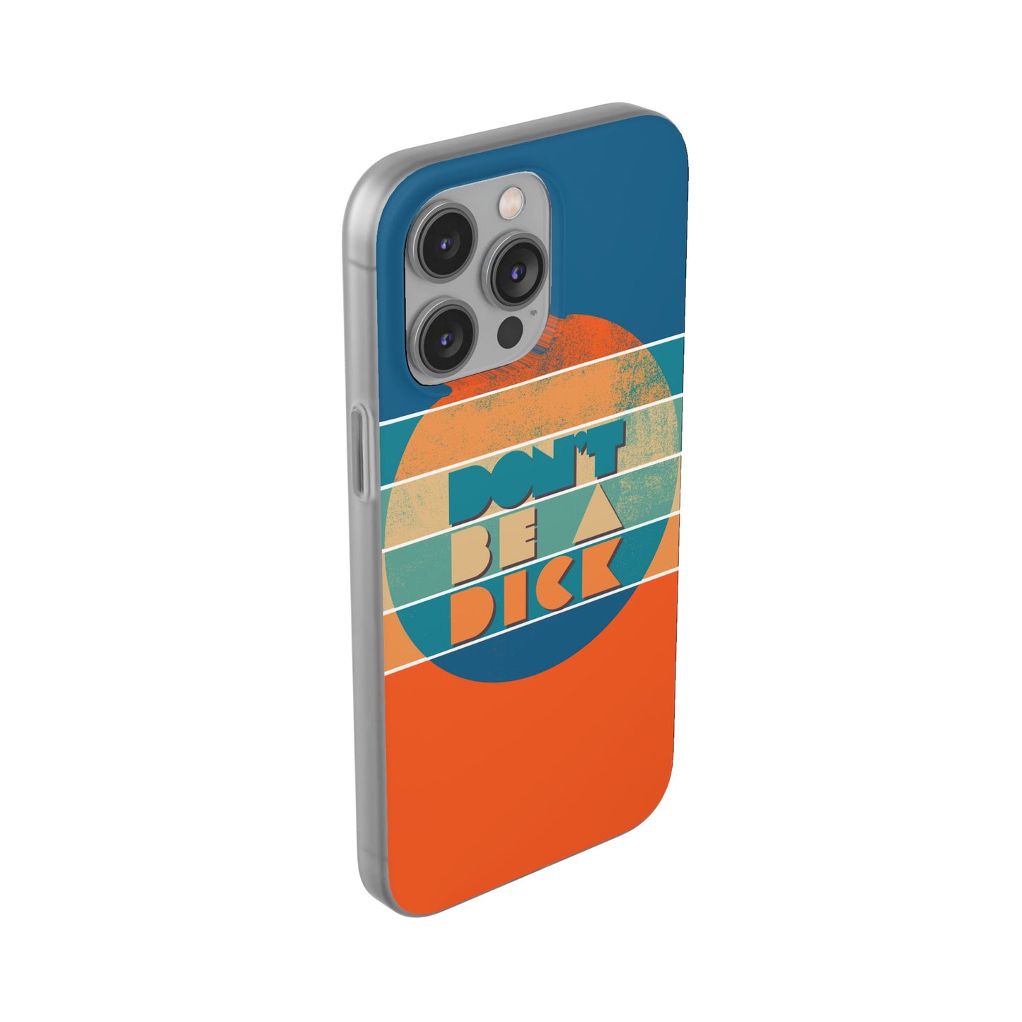 Phone Case - 'Don't Be a Dick' Retro 70s style