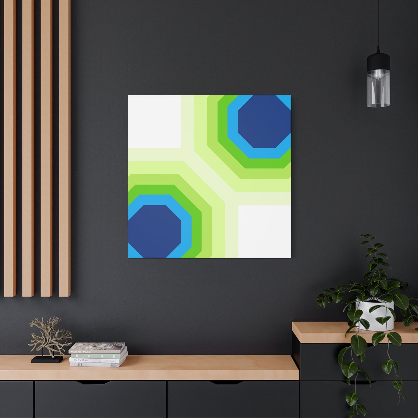 Modern Geometric Canvas Art | Bold Colors, Clean Lines, Creative Energy