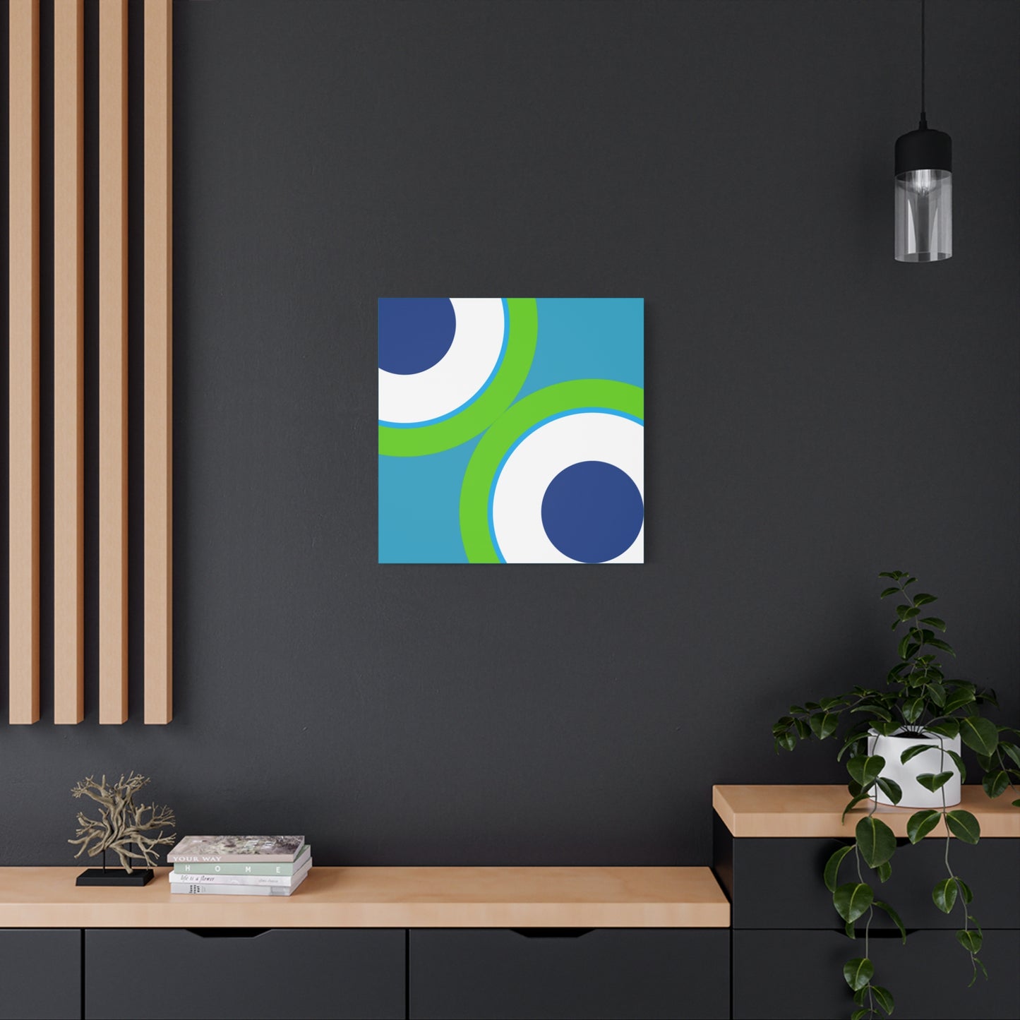 Modern Geometric Canvas Art | Bold Colors, Clean Lines, Creative Energy