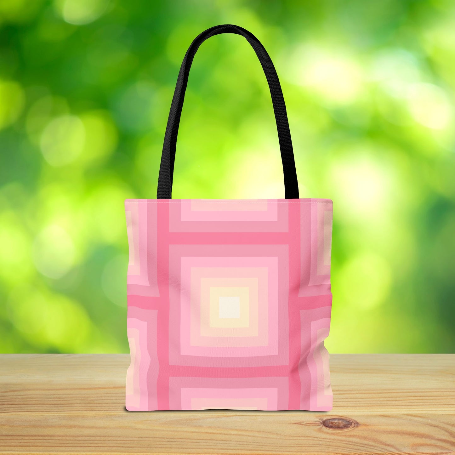 Geo Art Tote Bag – 3 sizes | Bold lines. Vivid color. Retro with a modern twist.