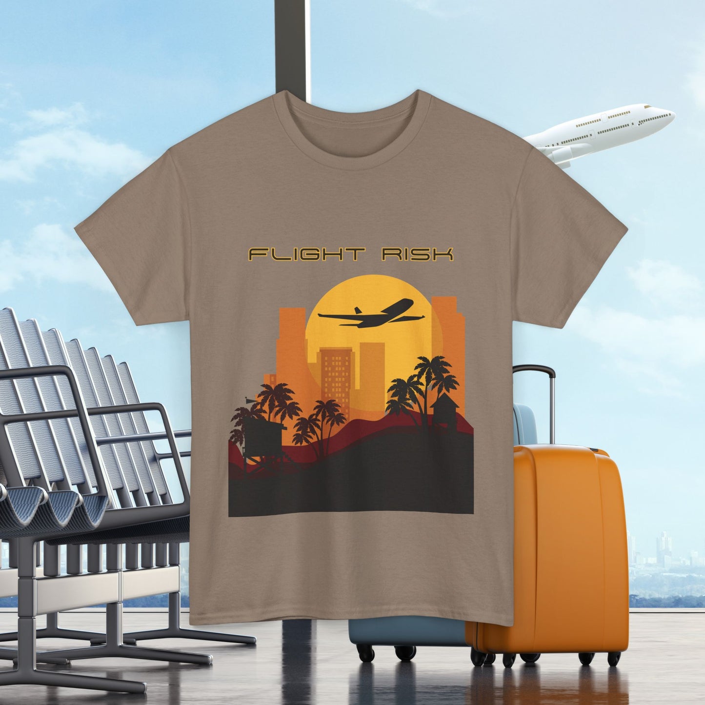 Flight Risk Unisex Tee, Travel Lover dreamy T-Shirt, Adventure Shirt, Wanderlust