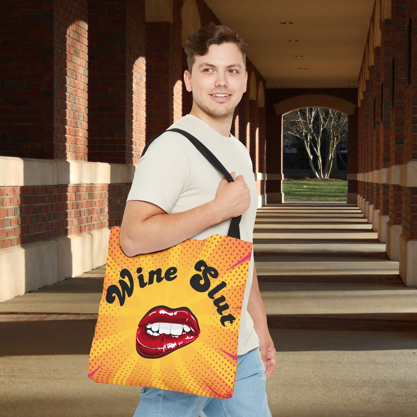 Wine Slut Tote Bag – 3 sizes | Pop Art Sass for the Bold & Thirsty