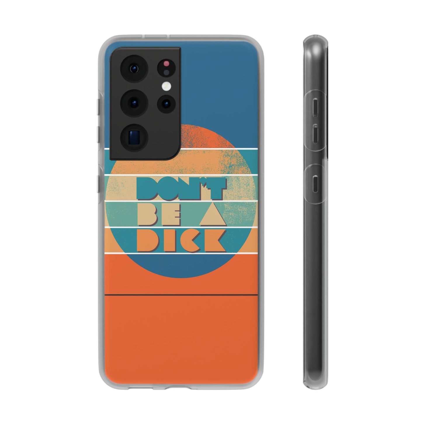 Phone Case - 'Don't Be a Dick' Retro 70s style