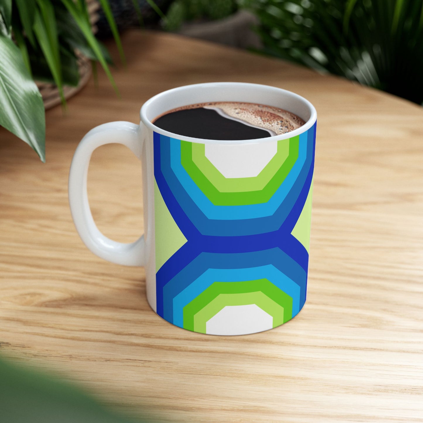 Geo Art Mug – Bold Color, Daily Joy