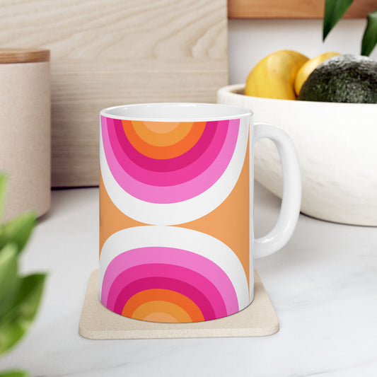 Geo Art Mug – Bold Color, Daily Joy