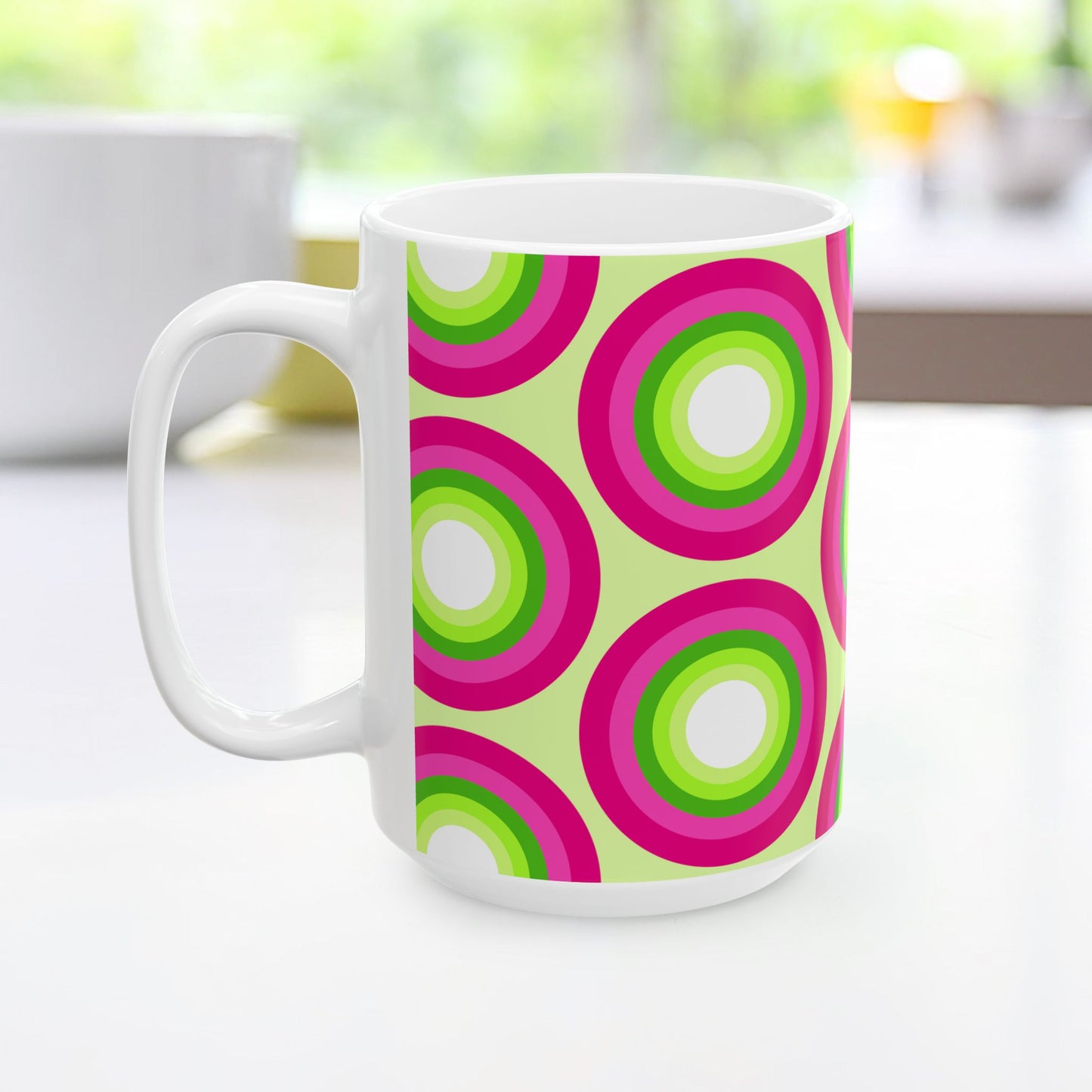Geo Art Mug – Bold Color, Daily Joy