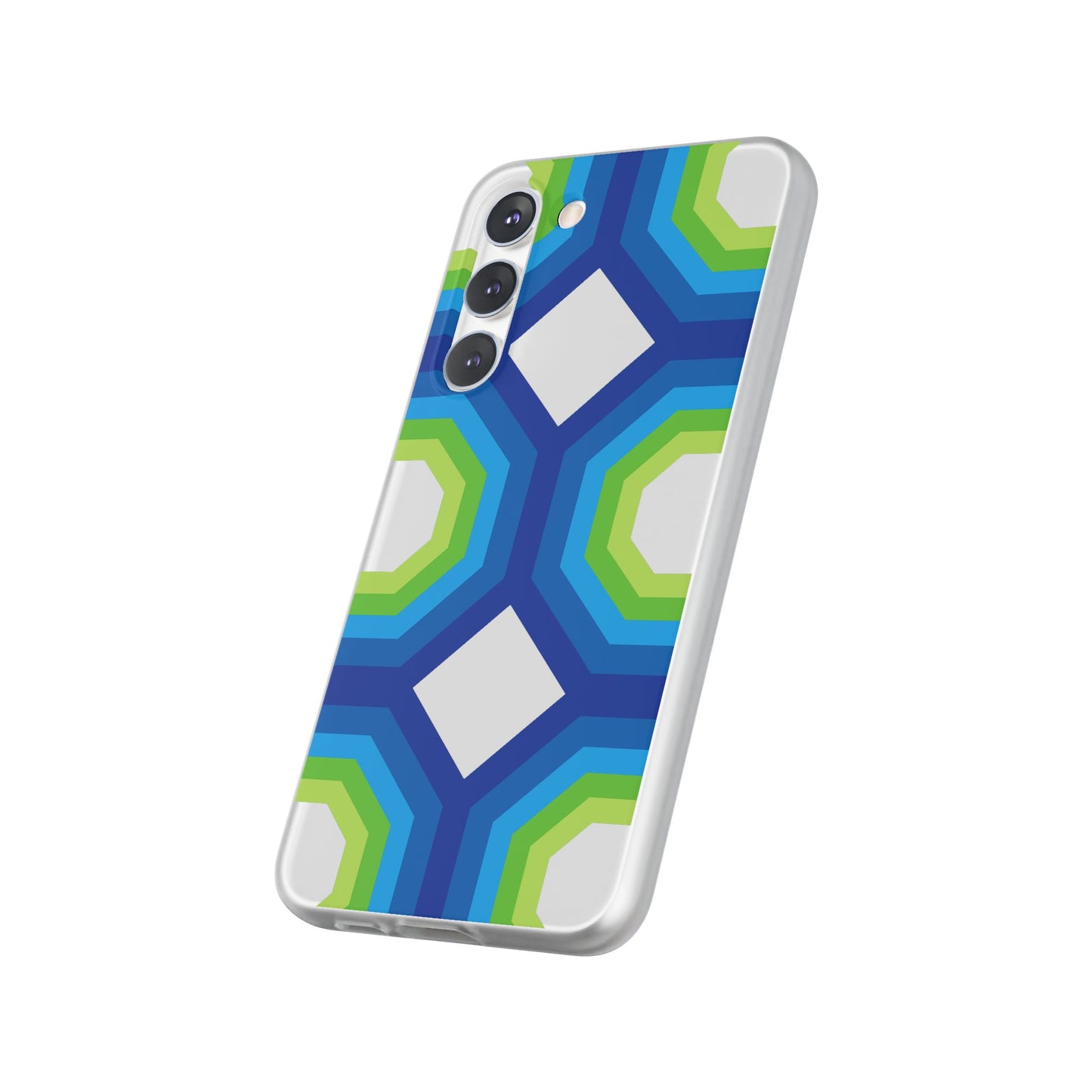 Stylish Geometric Phone Case, Flexible Phone Cover, Unique Modern Design, Perfect Gift, Trendy Accessory, Eco-Friendly Case