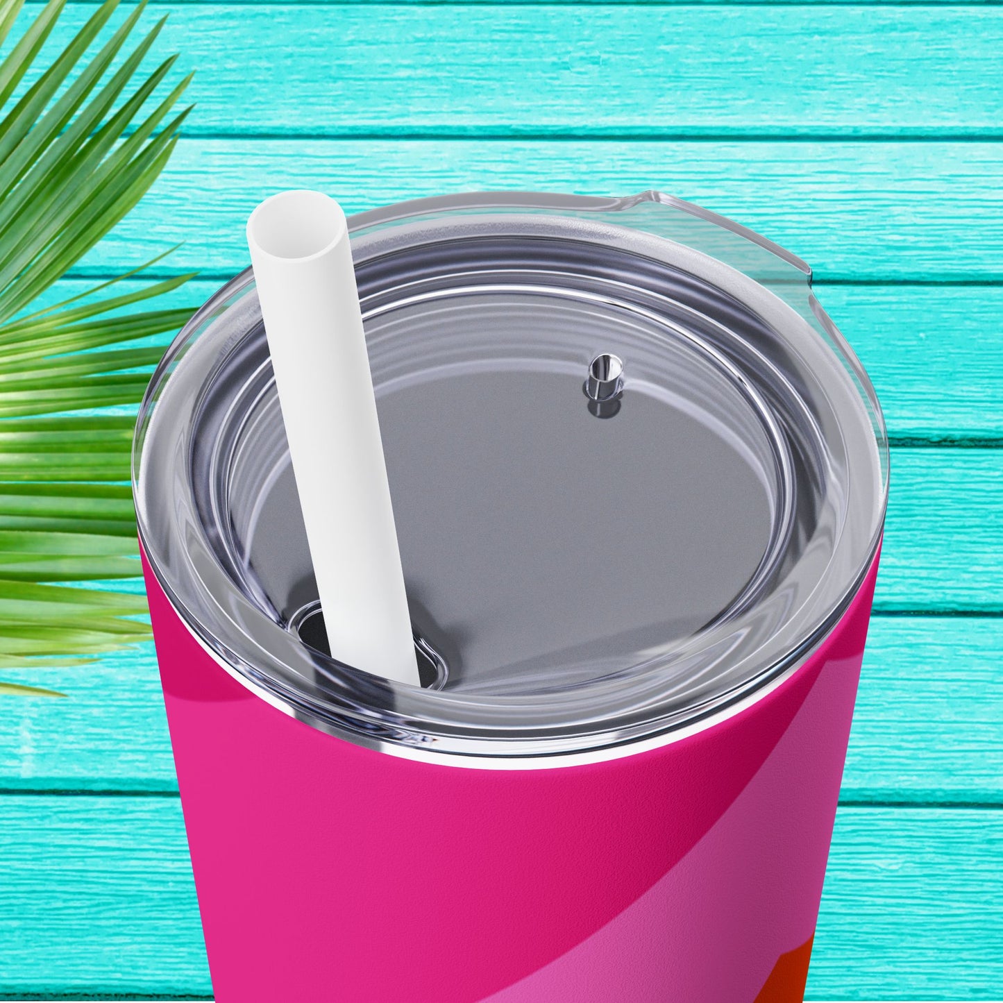 Vibrant. Versatile. Totally Sippable. – 20 oz Skinny Travel Tumbler with Straw