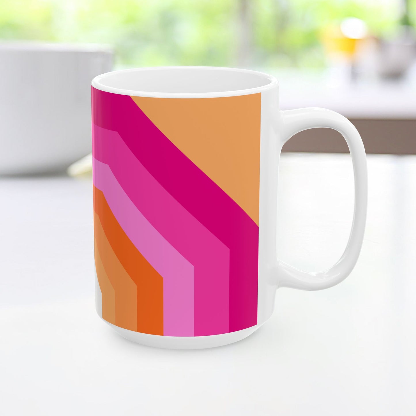 Geo Art Mug – Bold Color, Daily Joy