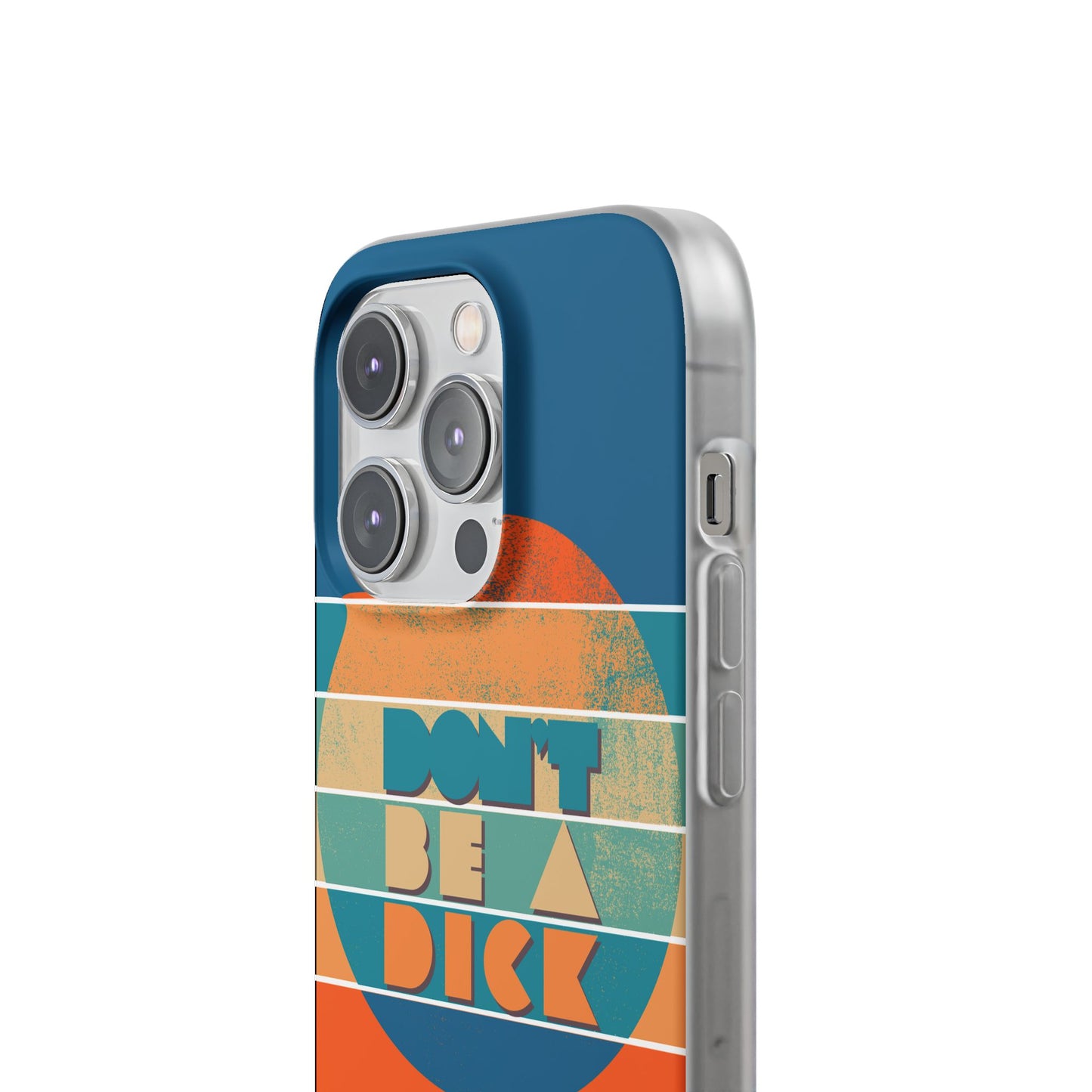 Phone Case - 'Don't Be a Dick' Retro 70s style