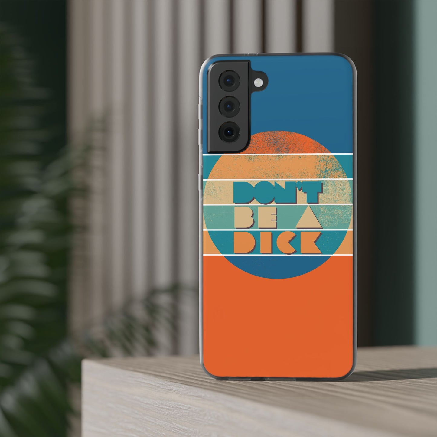 Phone Case - 'Don't Be a Dick' Retro 70s style