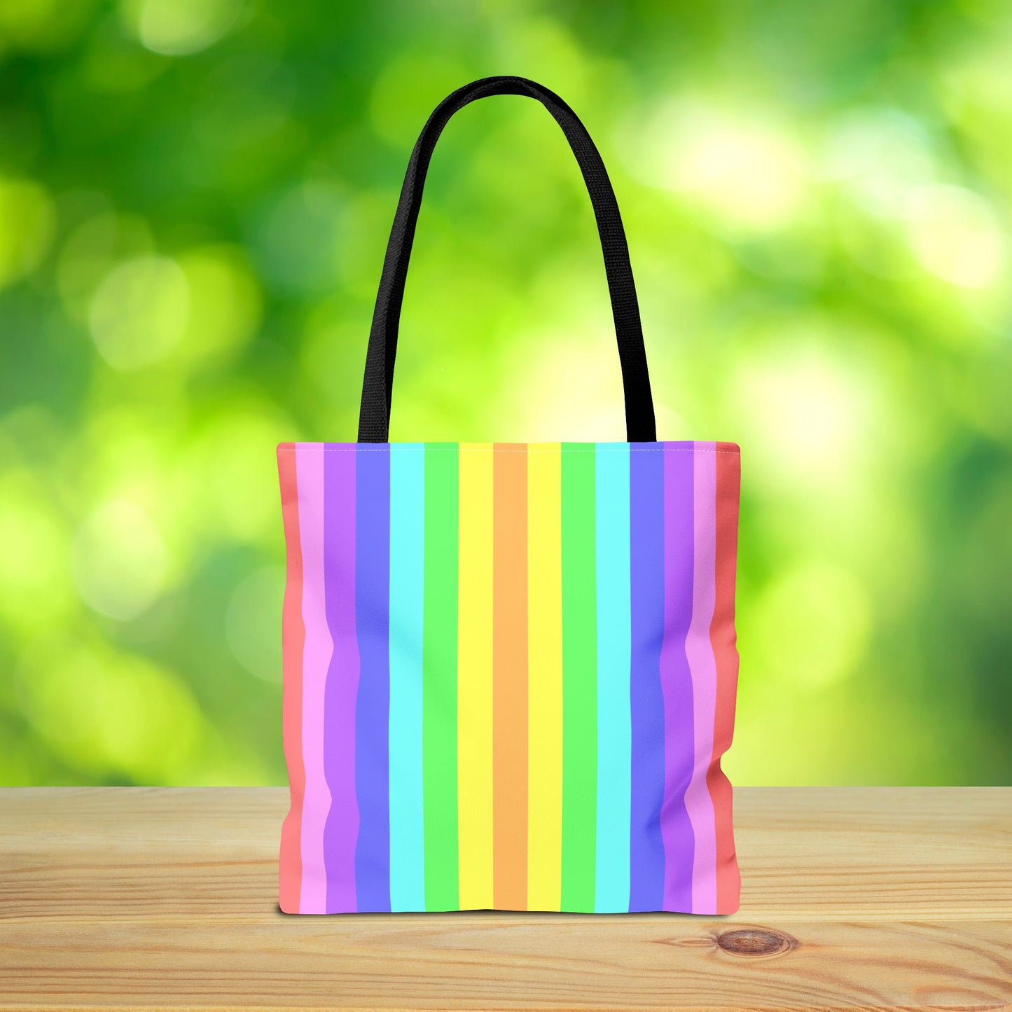 Pastel Stripe LOVE Tote Bag | Sweet, Bold & Made in 3 Sizes