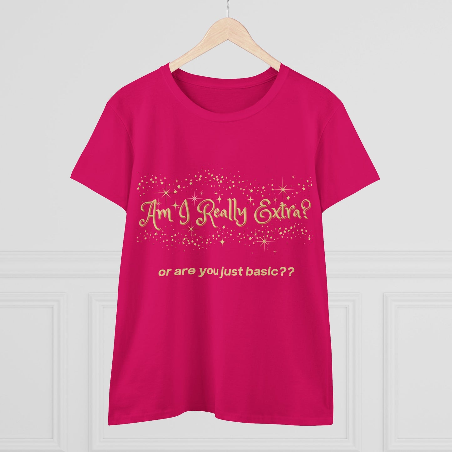 Am I Extra?  or Are You Just Basic? Funny Women’s Graphic Tee