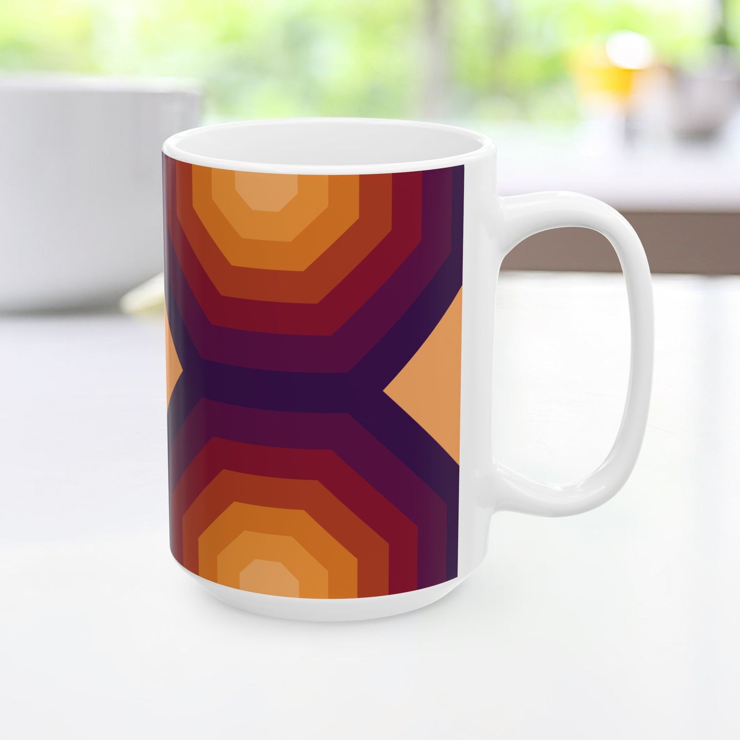 Geo Art Mug – Bold Color, Daily Joy