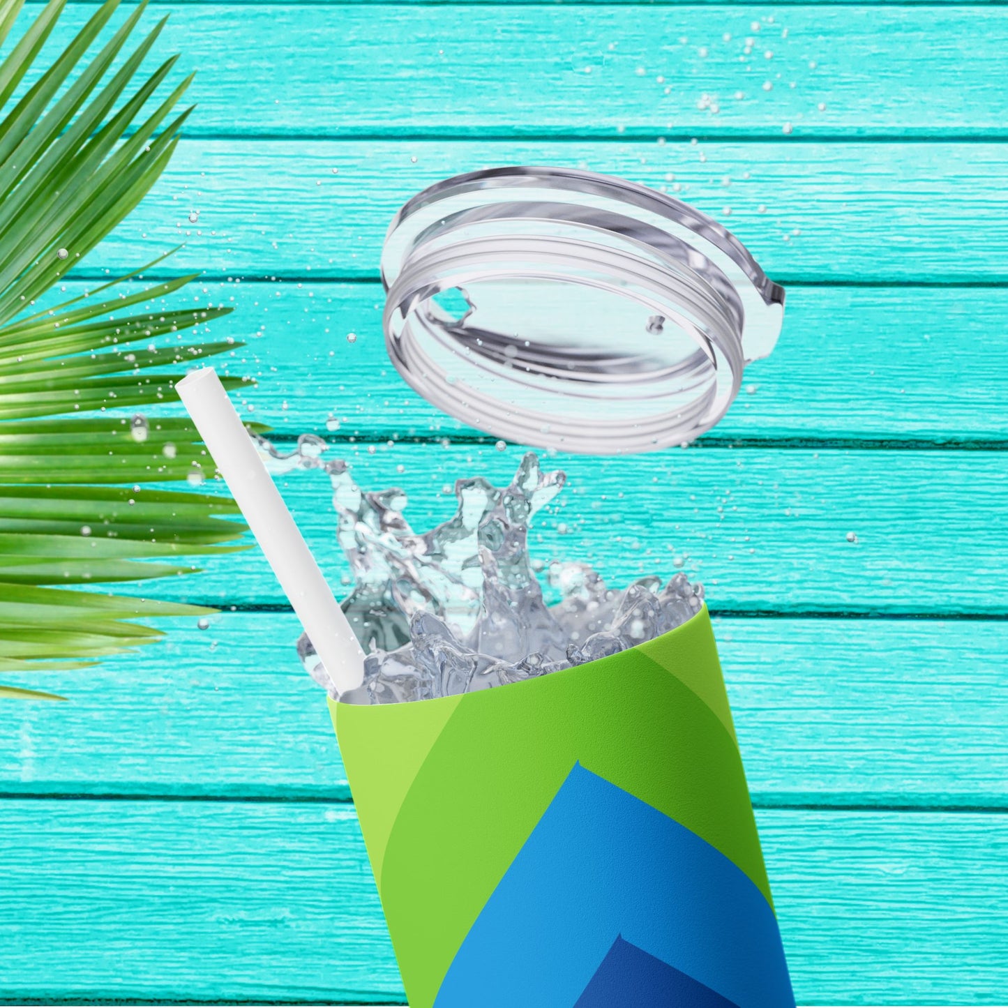 Vibrant. Versatile. Totally Sippable. – 20 oz Skinny Travel Tumbler with Straw