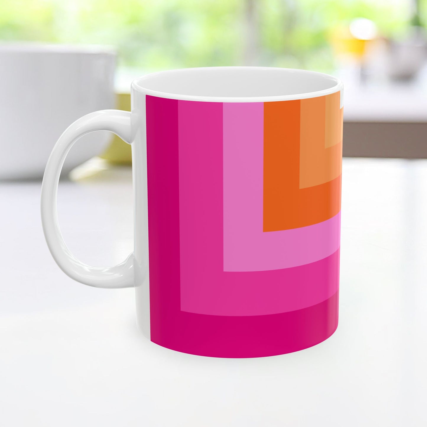 Geo Art Mug – Bold Color, Daily Joy