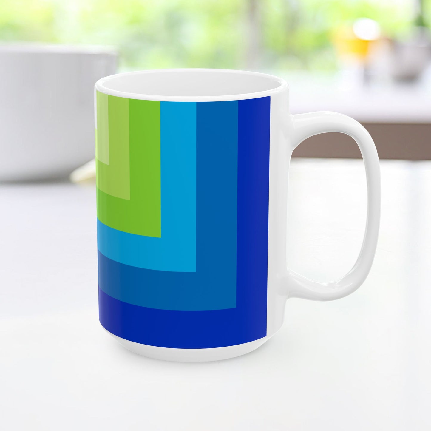 Geo Art Mug – Bold Color, Daily Joy
