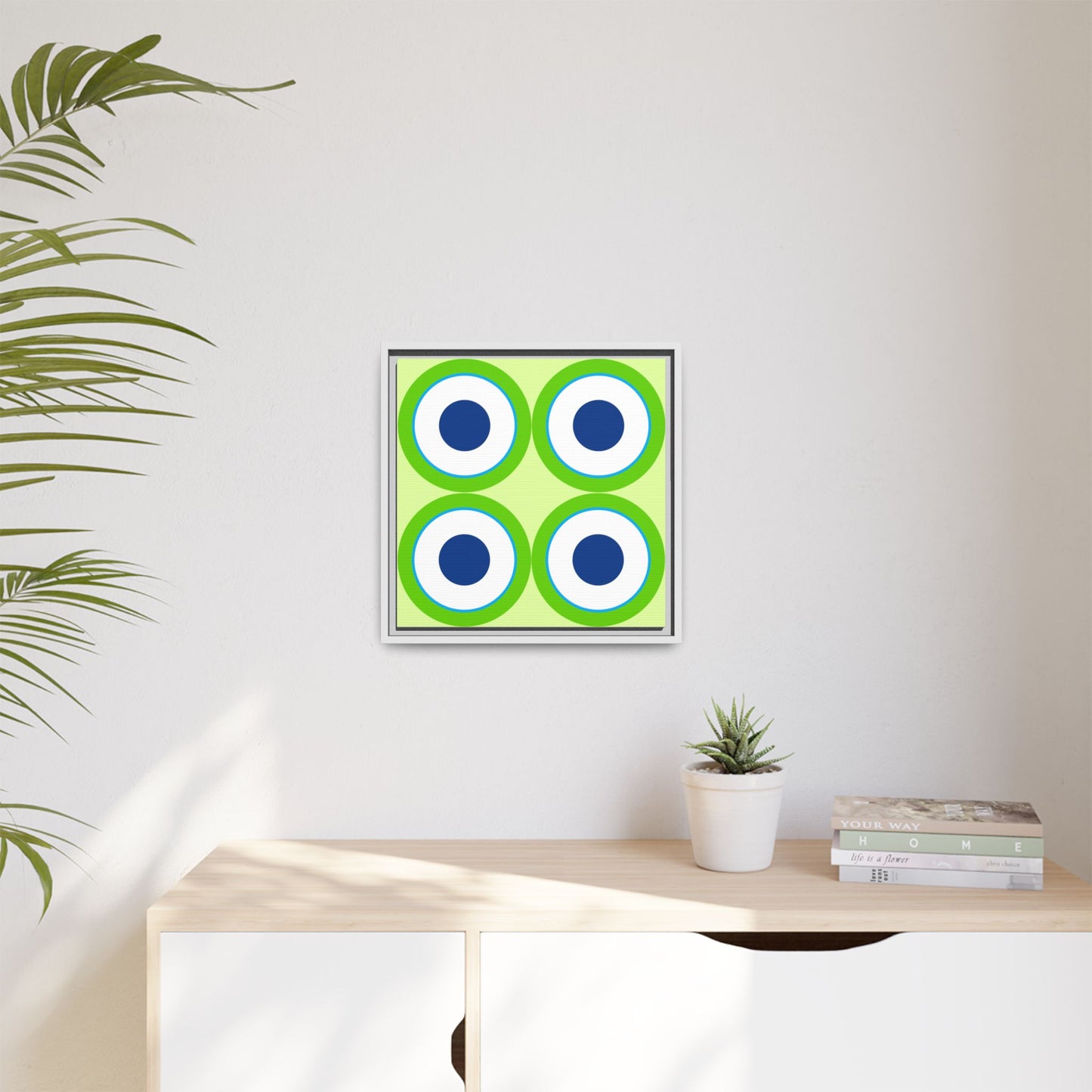 Copy of Modern Framed Geometric Canvas Art | Bold Color Meets Clean Framing