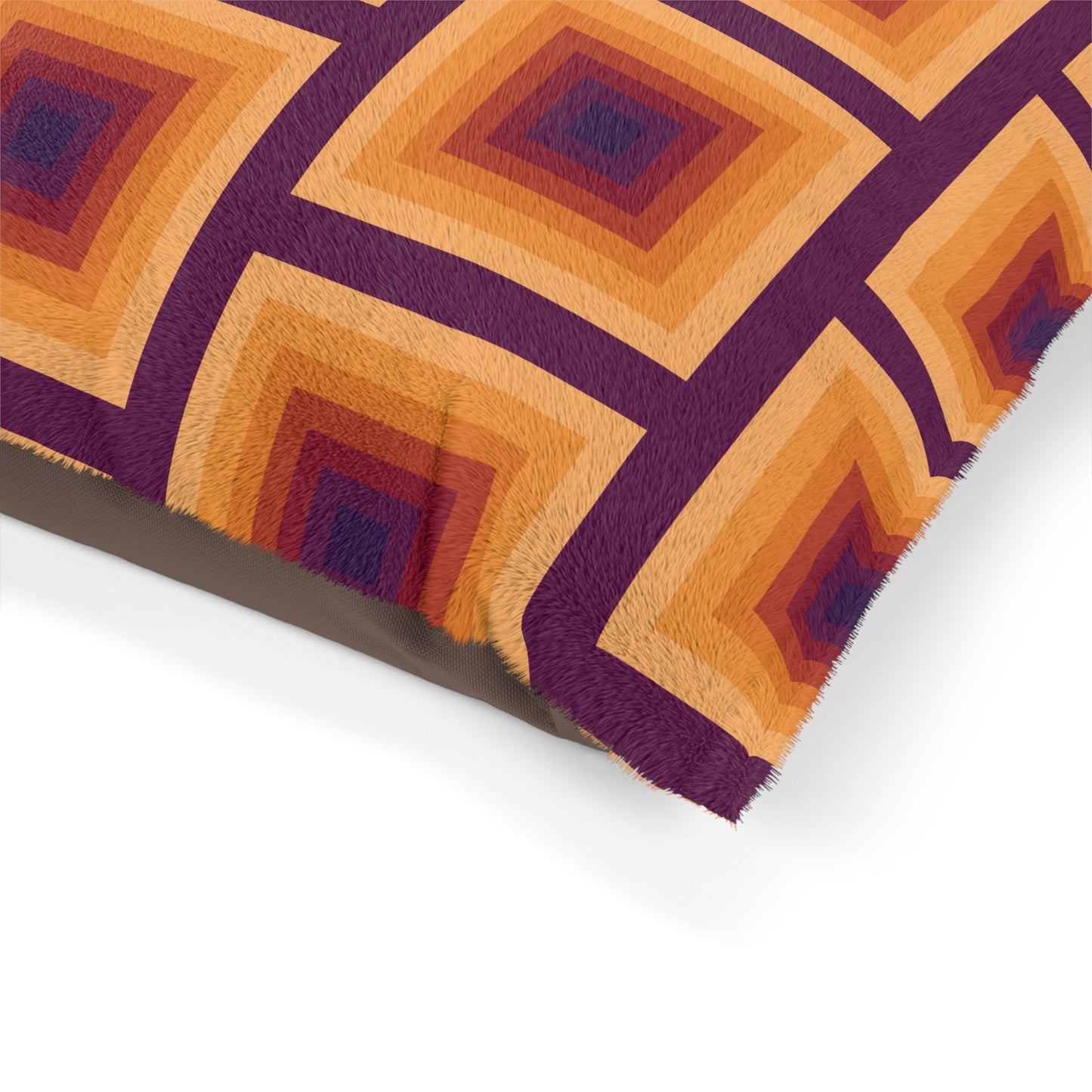 Geo Design Pet Bed – Where Style Meets Snuggle