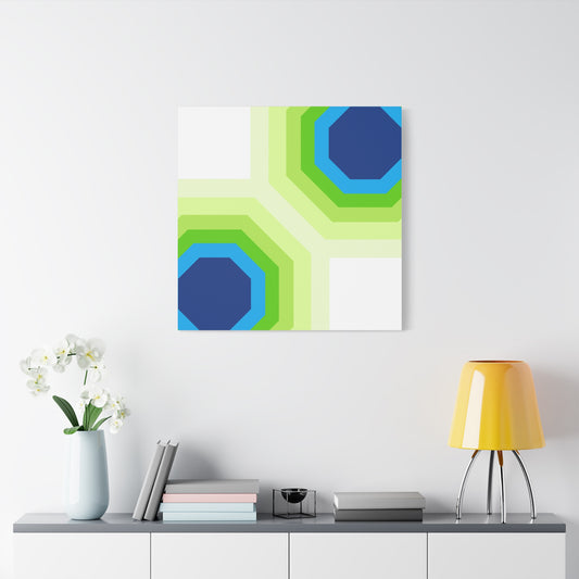Modern Geometric Canvas Art | Bold Colors, Clean Lines, Creative Energy