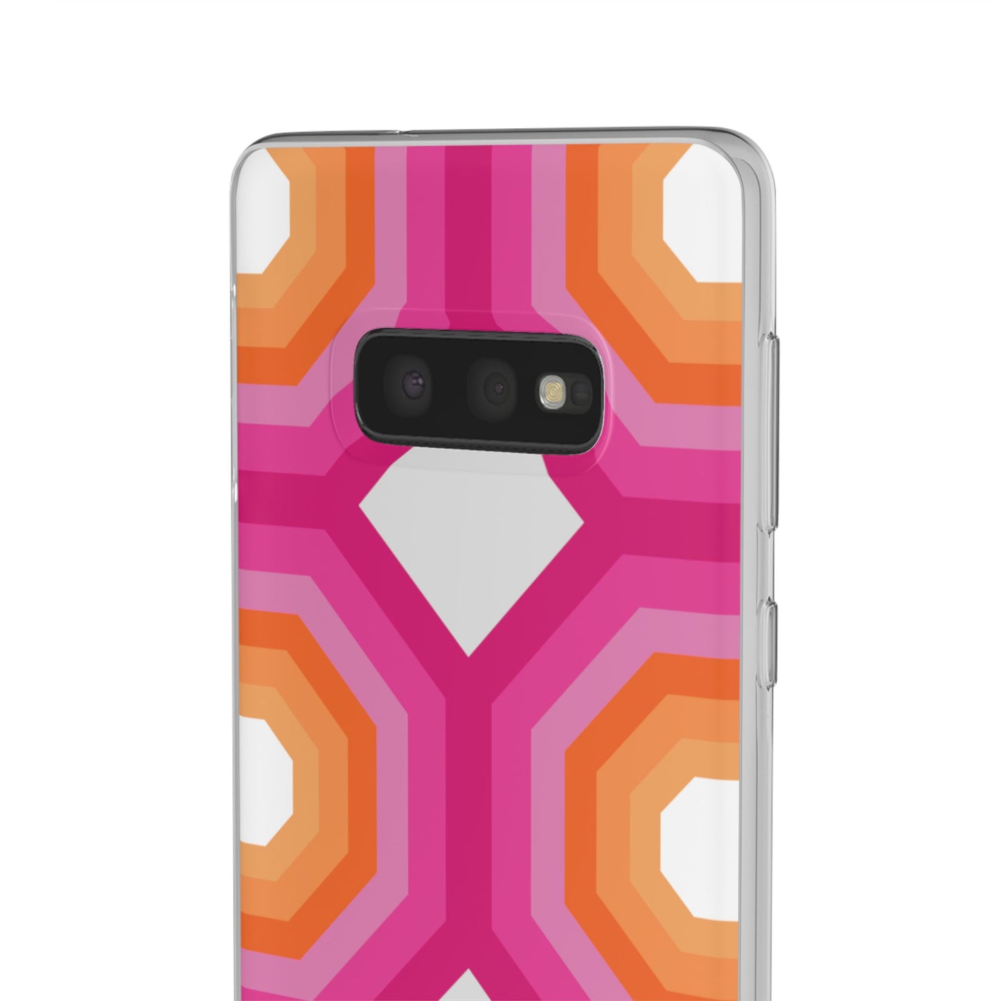 Stylish Geometric Phone Case, Flexible Phone Cover, Unique Modern Design, Perfect Gift, Trendy Accessory, Eco-Friendly Case