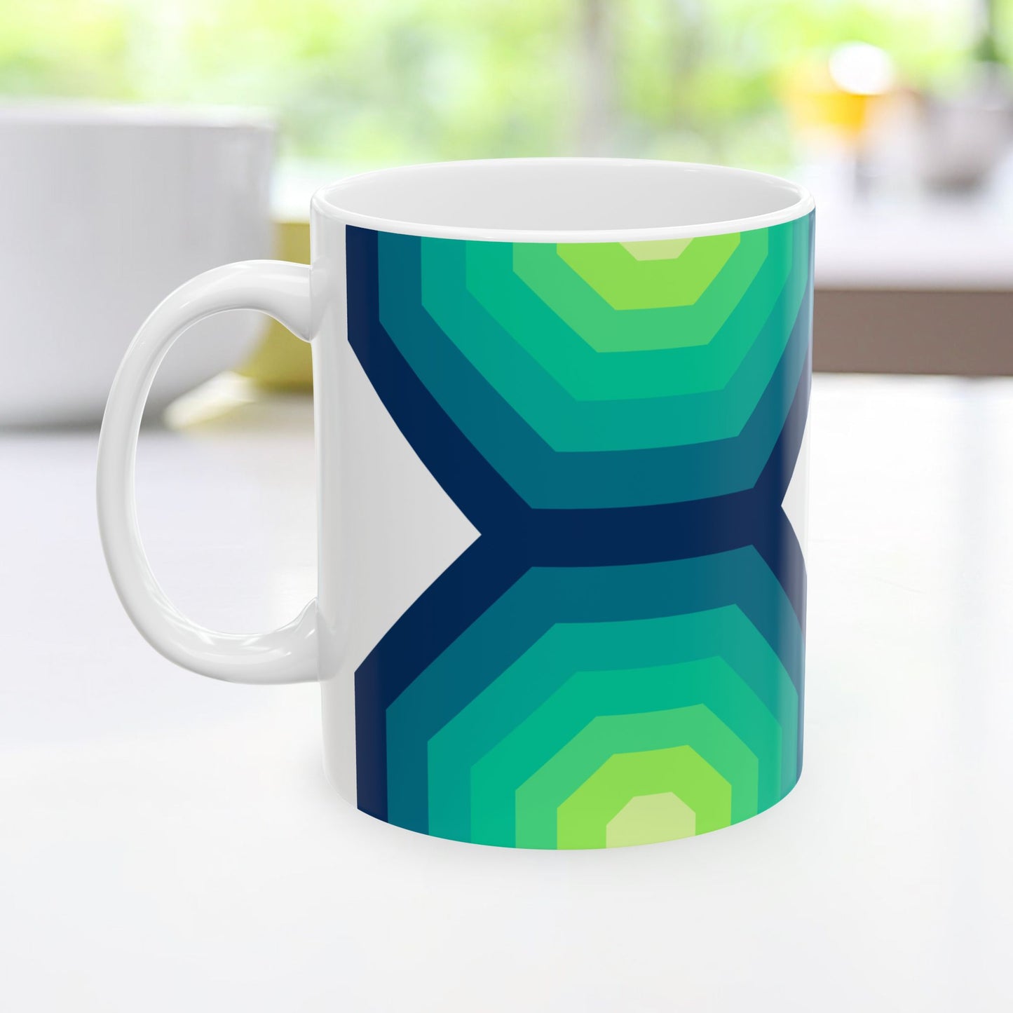 Geo Art Mug – Bold Color, Daily Joy