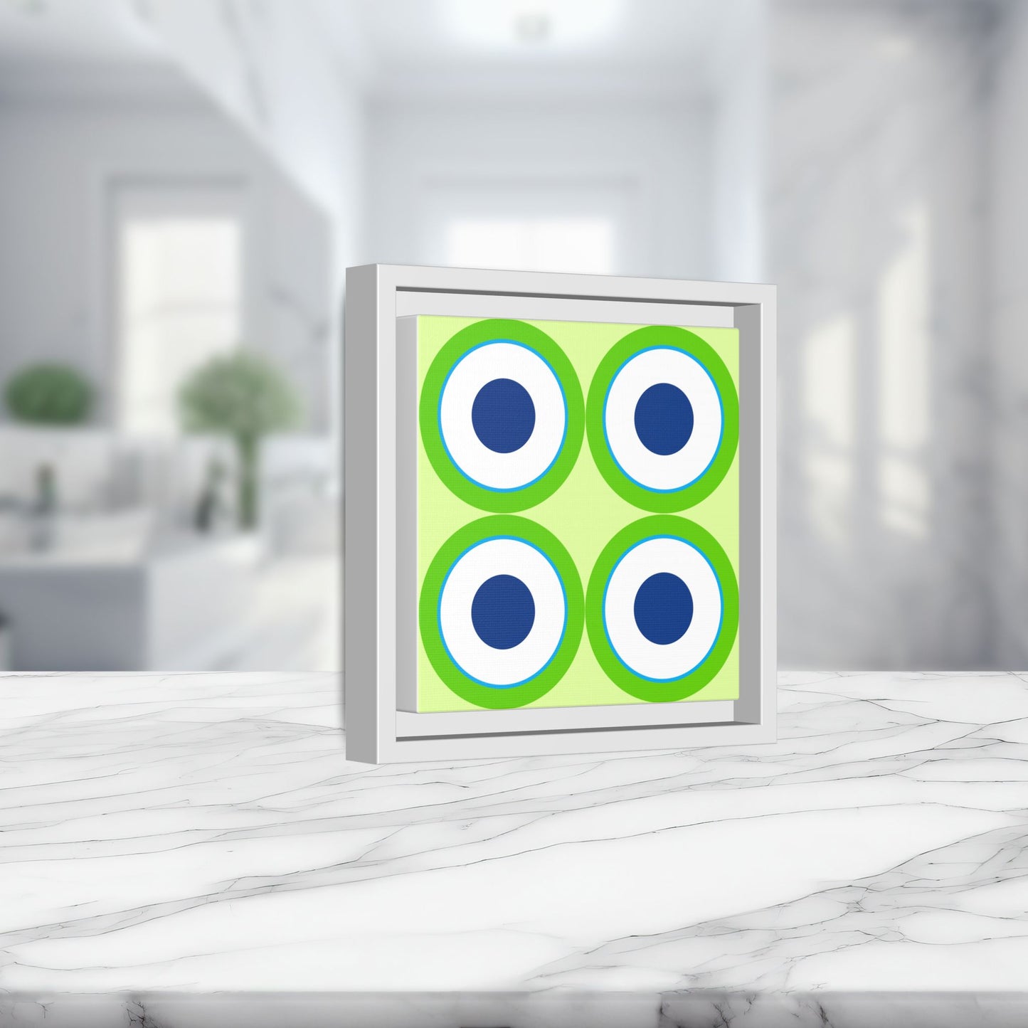 Copy of Modern Framed Geometric Canvas Art | Bold Color Meets Clean Framing