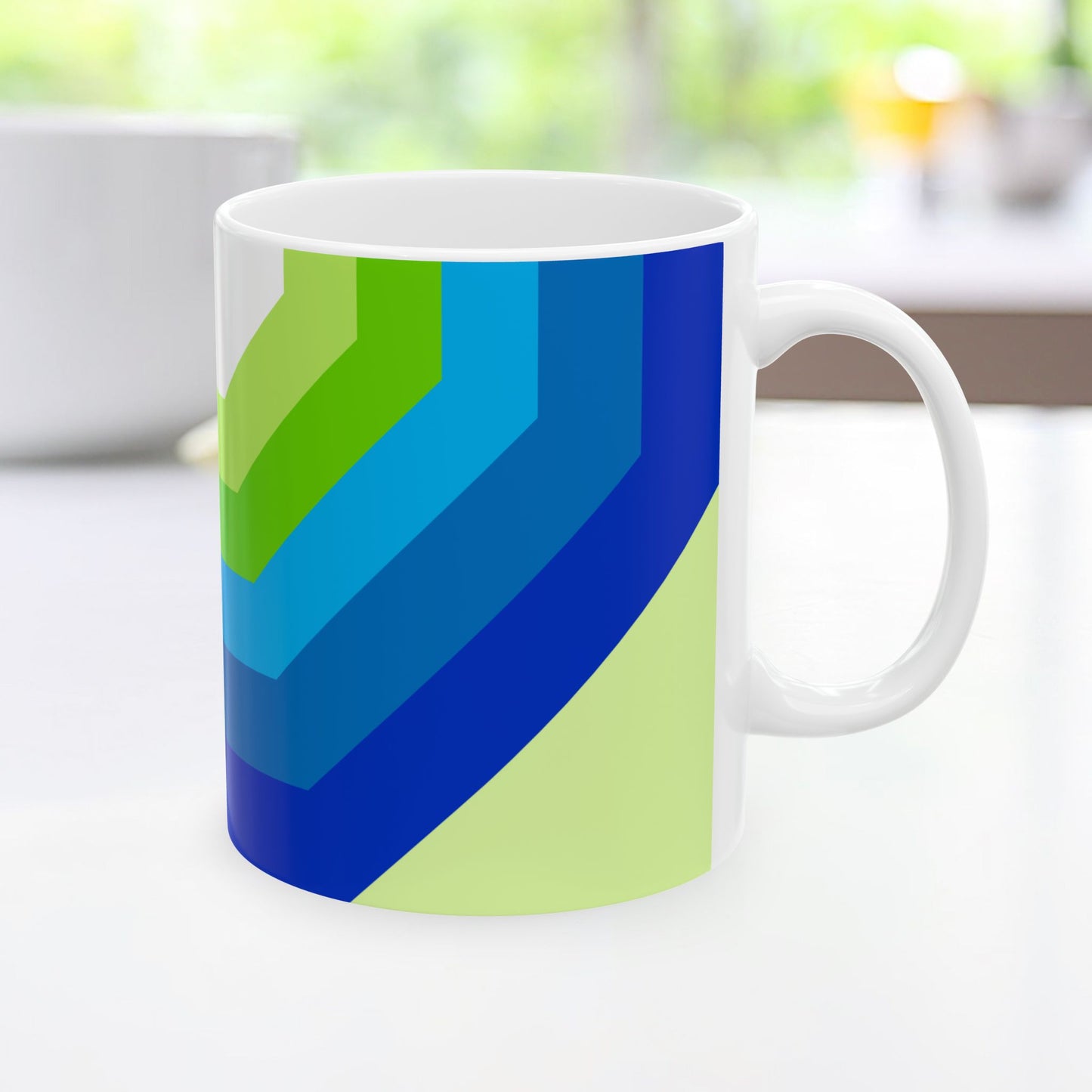 Geo Art Mug – Bold Color, Daily Joy