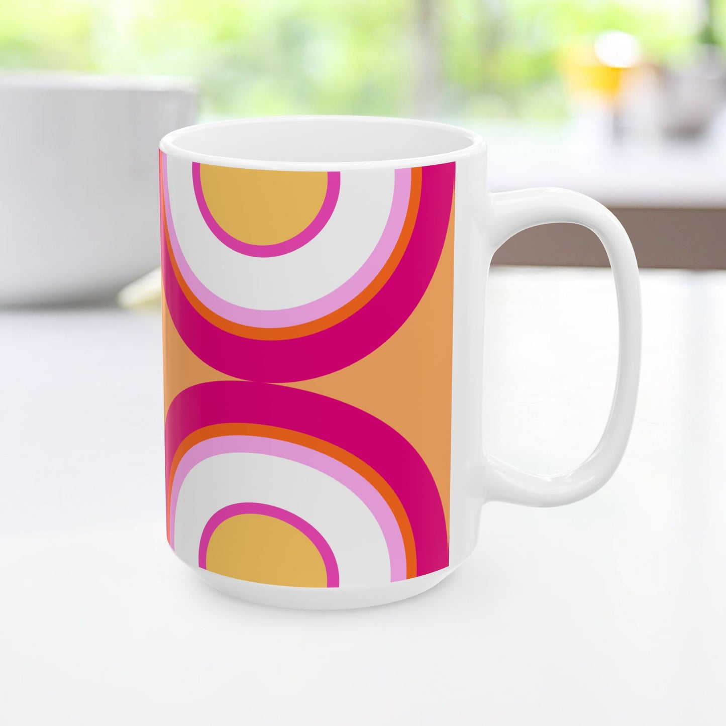 Geo Art Mug – Bold Color, Daily Joy