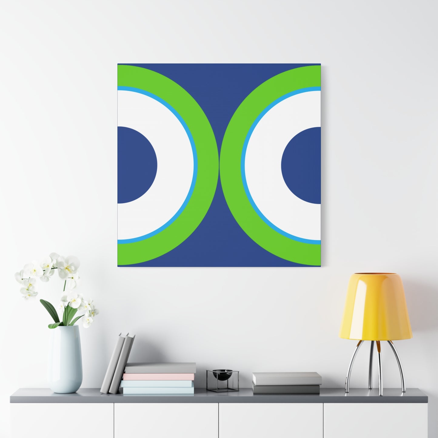 Modern Geometric Canvas Art | Bold Colors, Clean Lines, Creative Energy