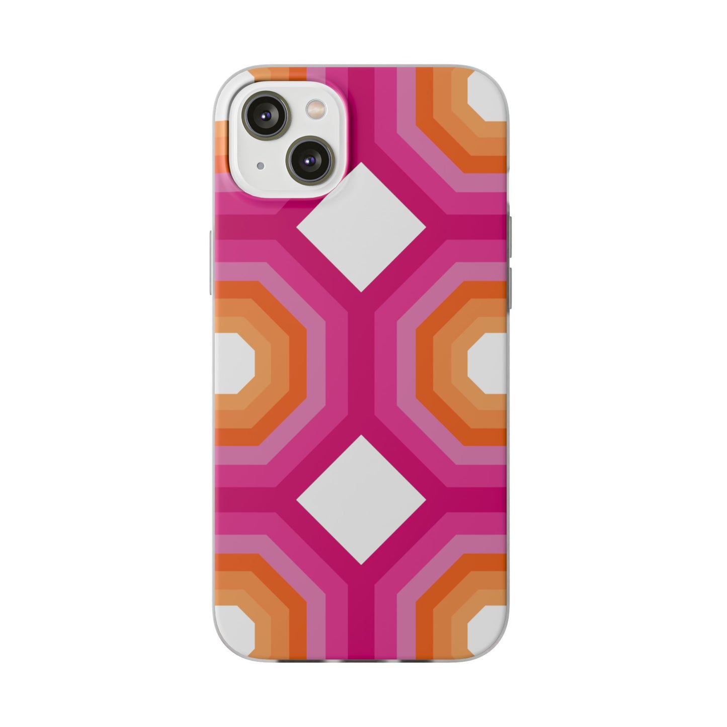 Stylish Geometric Phone Case, Flexible Phone Cover, Unique Modern Design, Perfect Gift, Trendy Accessory, Eco-Friendly Case