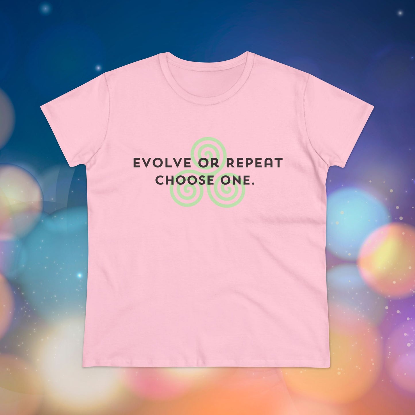 Reincarnation Cycle Women's Tee, Seeker Healer Spiritual Shirt, Path of Personal