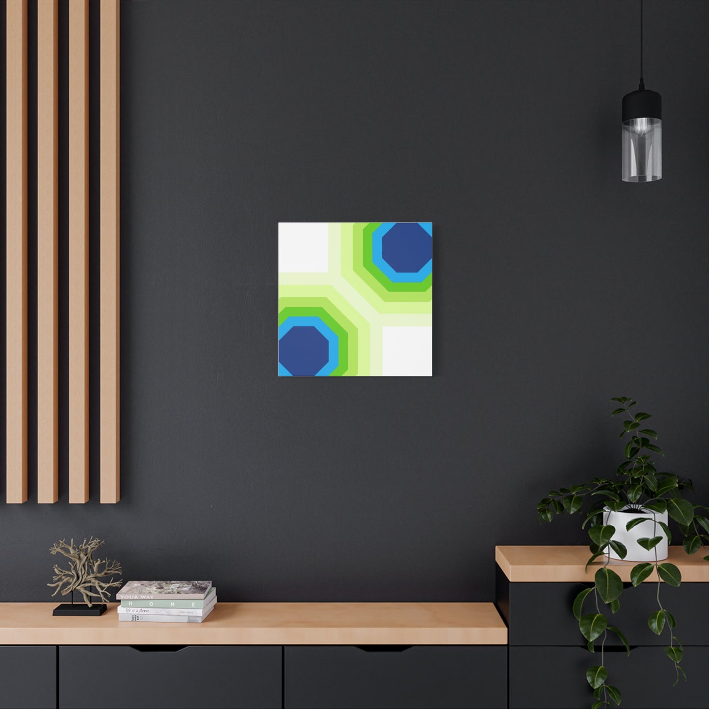 Modern Geometric Canvas Art | Bold Colors, Clean Lines, Creative Energy