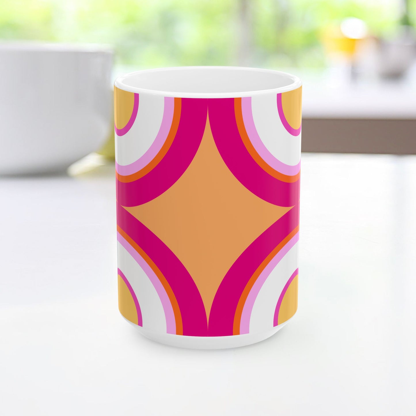 Geo Art Mug – Bold Color, Daily Joy