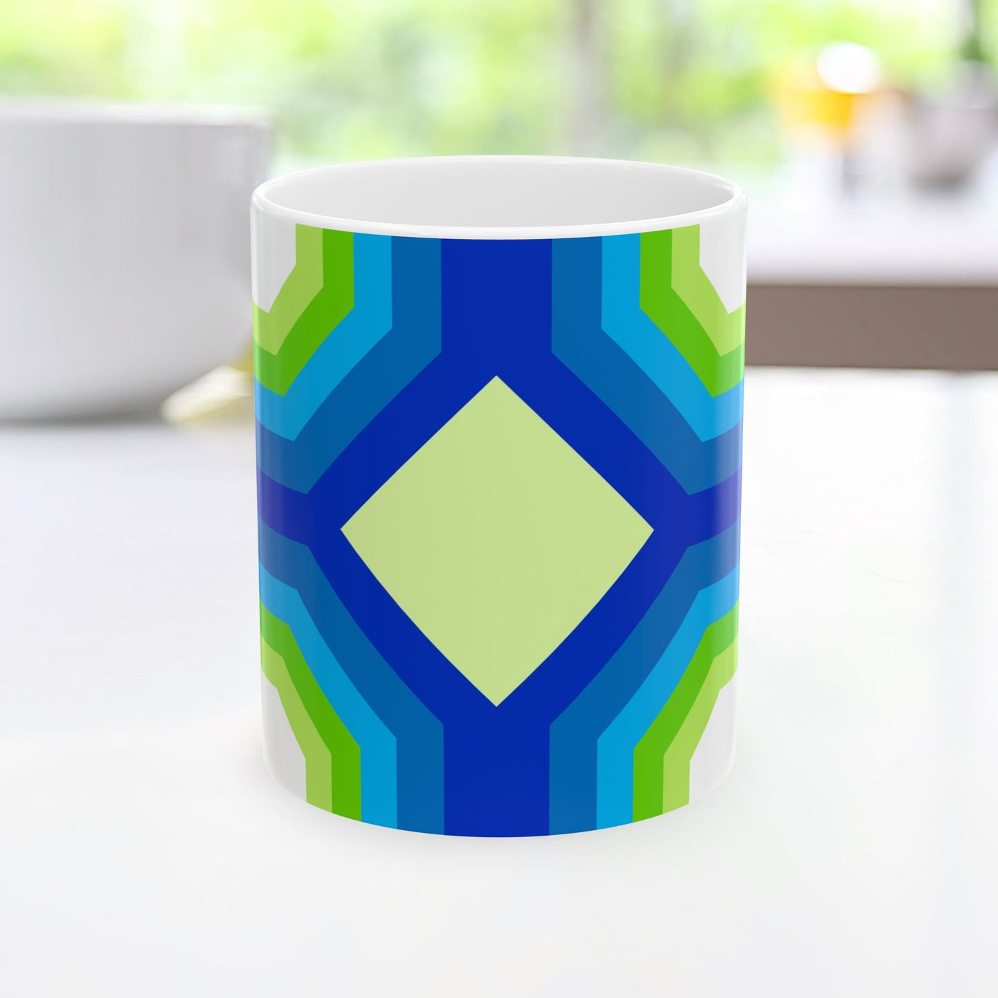 Geo Art Mug – Bold Color, Daily Joy