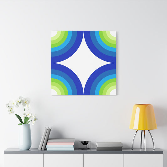 Modern Geometric Canvas Art | Bold Colors, Clean Lines, Creative Energy