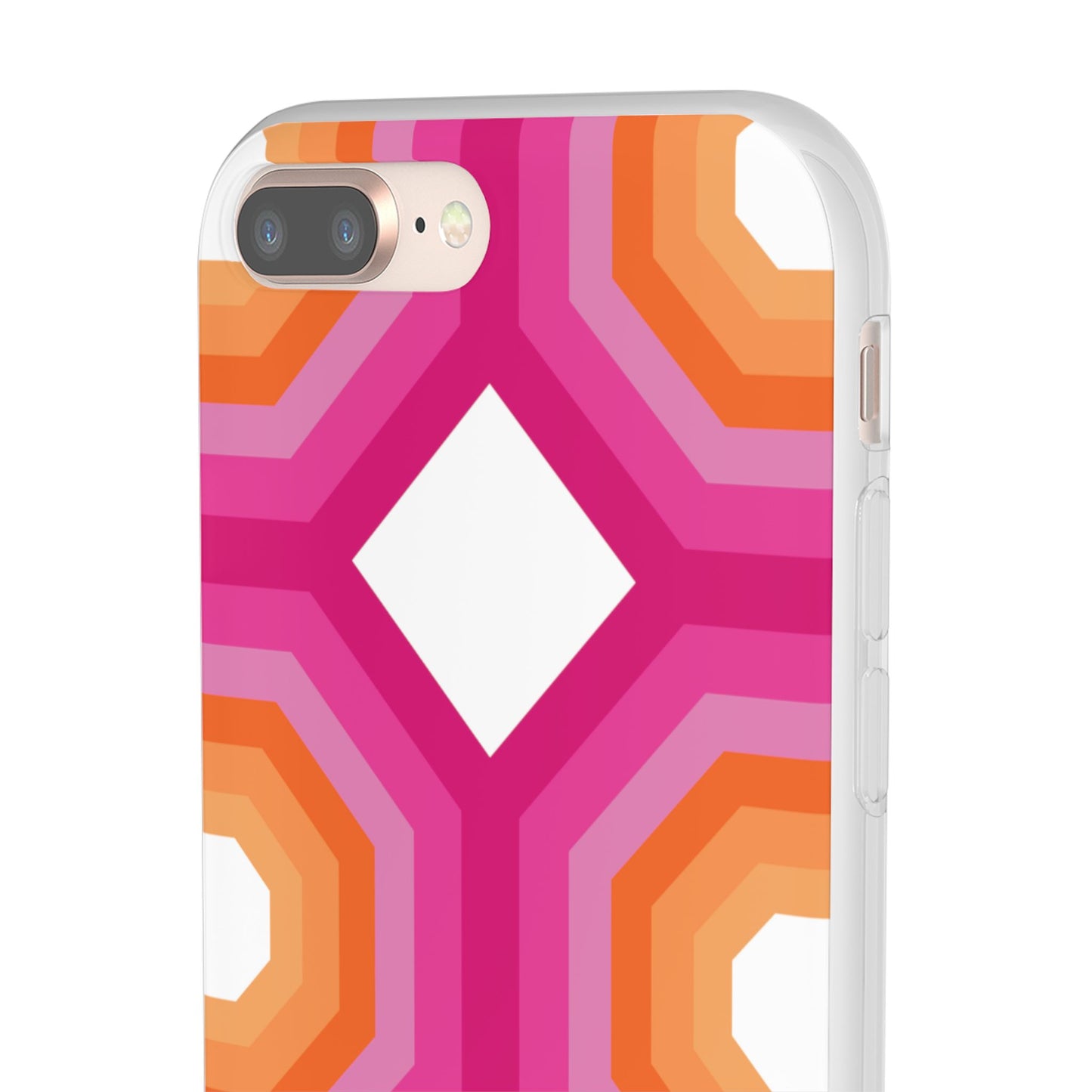 Stylish Geometric Phone Case, Flexible Phone Cover, Unique Modern Design, Perfect Gift, Trendy Accessory, Eco-Friendly Case