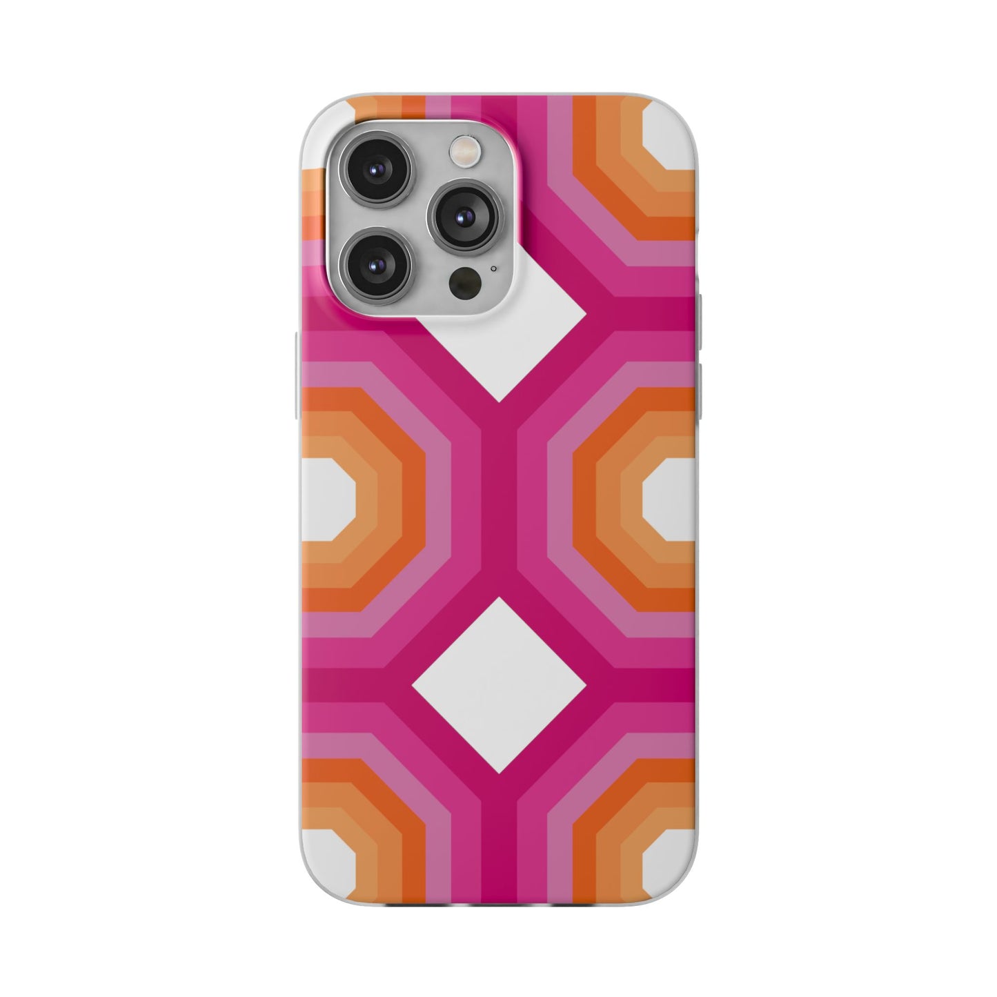 Stylish Geometric Phone Case, Flexible Phone Cover, Unique Modern Design, Perfect Gift, Trendy Accessory, Eco-Friendly Case