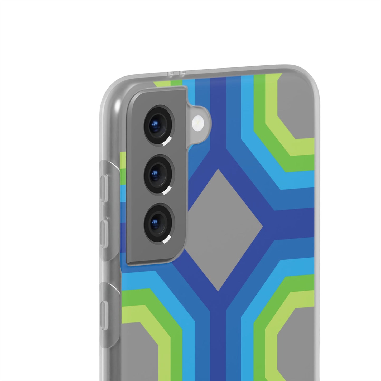 Stylish Geometric Phone Case, Flexible Phone Cover, Unique Modern Design, Perfect Gift, Trendy Accessory, Eco-Friendly Case