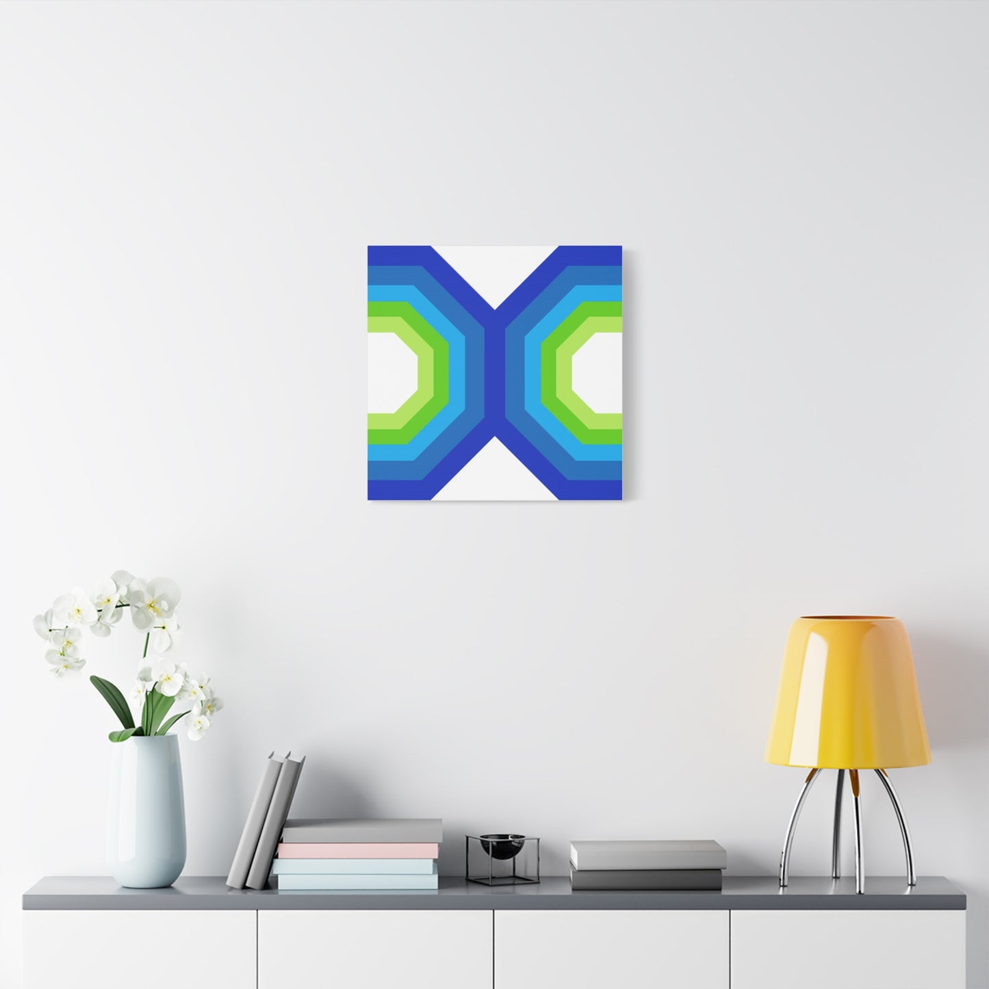 Modern Geometric Canvas Art | Bold Colors, Clean Lines, Creative Energy